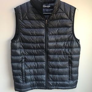 Black womens puffer vest